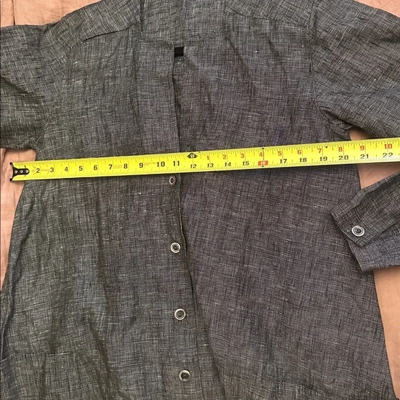 Pure Linen Handmade Coat - Picture 14 of 16